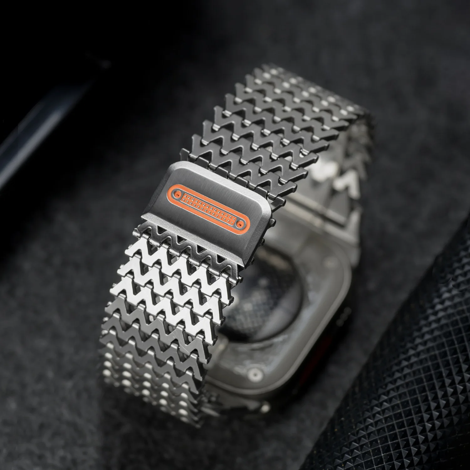 الفاخرة الفولاذ المقاوم للصدأ حزام ل سوار ساعة أبل الترا 49 مللي متر 46 مللي متر 45 مللي متر التيتانيوم اللون المغناطيسي سوار ل IWatch 10 9 8 7 6 SE