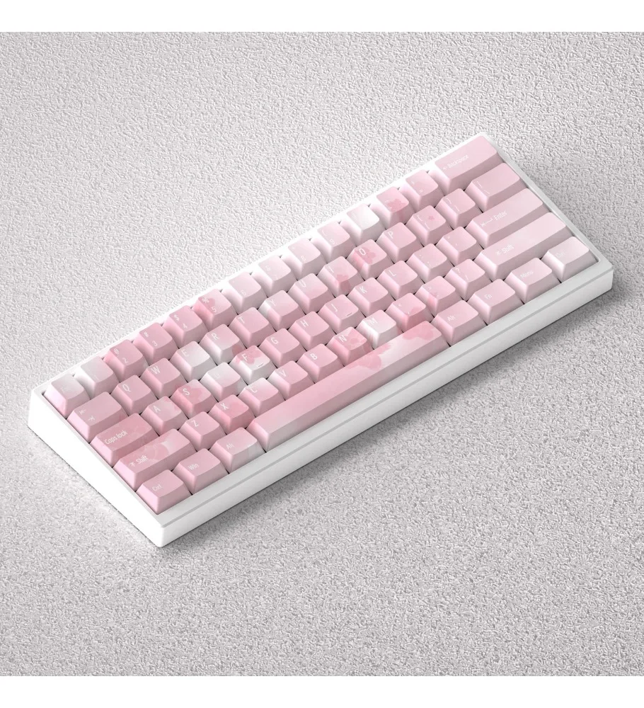 Pink Sakura Keycap Girls PBT Original High Fit made68 Mega Lion mad60 Mai from Ace68ATK