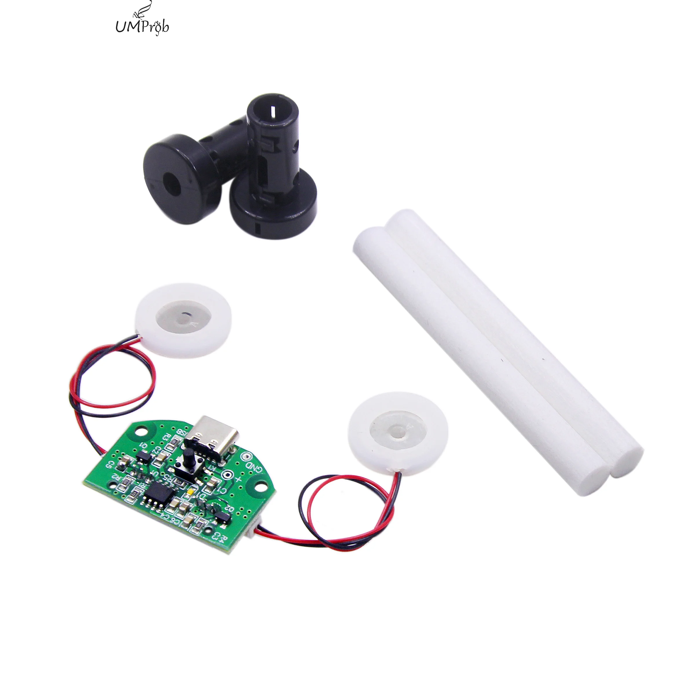 Mini nawilżacz USB, kity de bricolaje, fabricante de niebla y controlador, placa de circuito, nebulizador, hoja de película