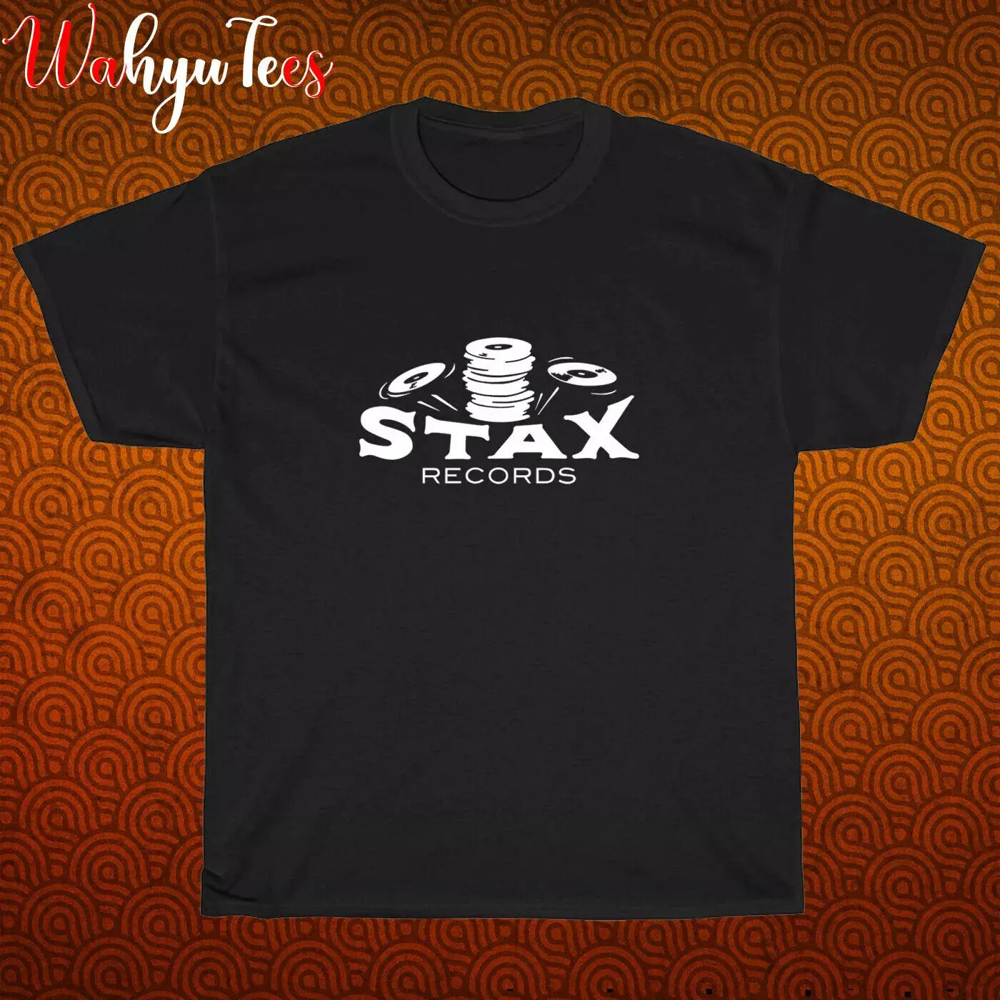 NEW STAX RECORDS R&B BLUES SOUL LOGO BLACK/NAVY/GREY/WHITE T-SHIRT SIZE S-5XL