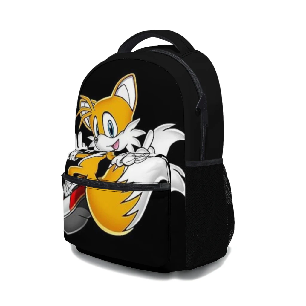 Tails New Female Fashion boys High Capacity Waterproof College Backpack Trendy Girls Laptop School Bags 17inch ﻿ ﻿