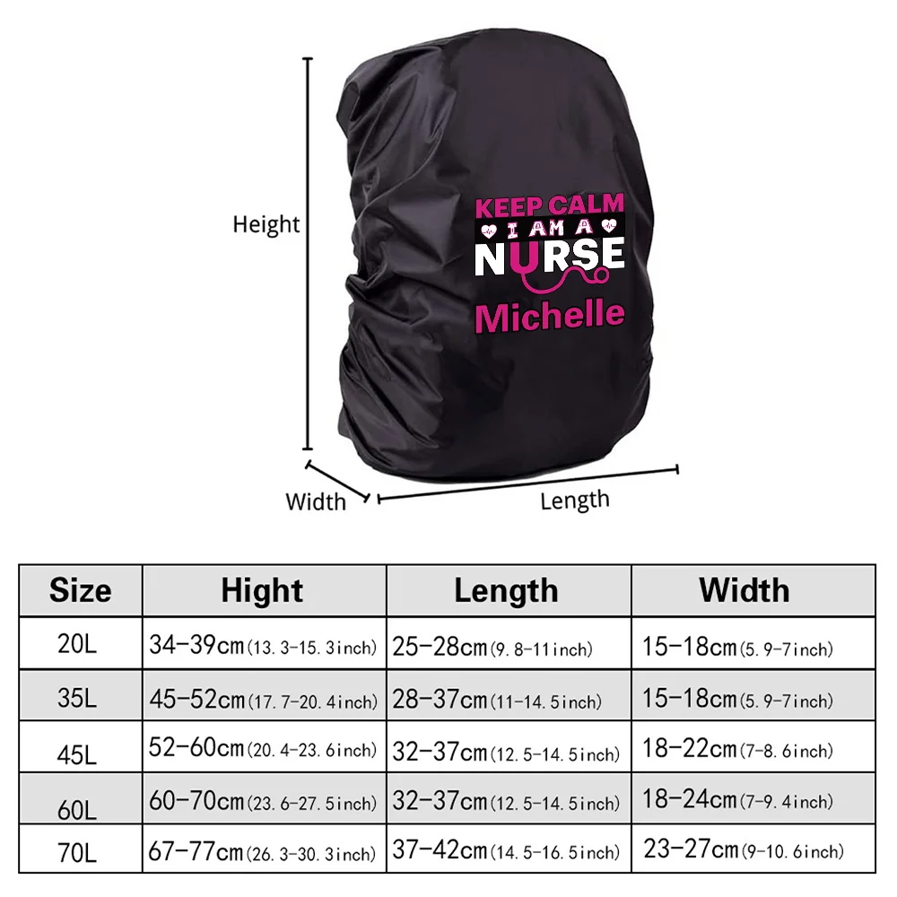 Rain Cover Backpack 20L 35L 40L 50L 60L Waterproof Bag Outdoor Camping Mountaineering Dustproof Rain Cover