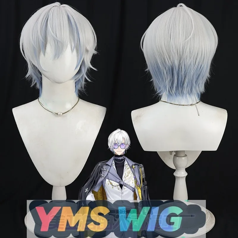 

【YMS WIG】NIJISANJI EN Virtual Streamer Rainbow Society Kaelix Debonair Косплей Парик