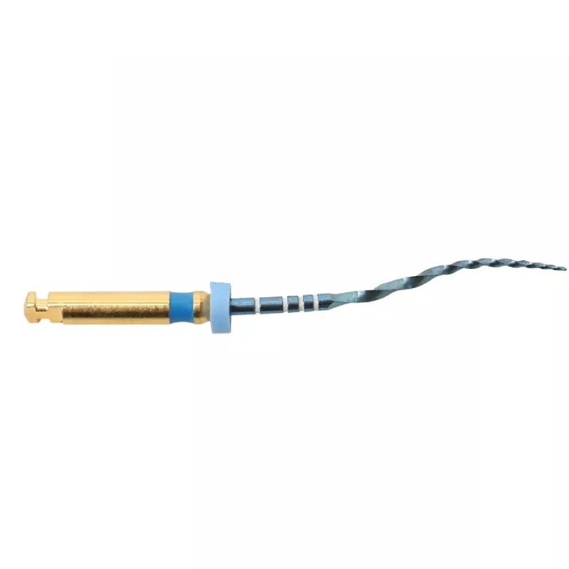 30pcs/5 BOX Dental SX-F3 Blue Heat Activated NiTi Endodontic Rotary Files 19/21/25mm Root Canal File Golden Endodontic Treatment