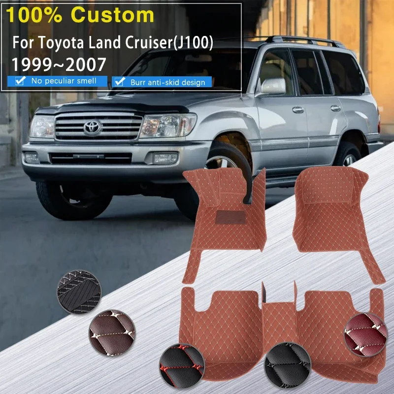 

Качественные автомобильные коврики RHD для Toyota Land Cruiser Rando-Kur Torinoā LandCruiser 1999 ~ 2007 5-местные автомобильные коврики Роскошные ковры Tapetes Car