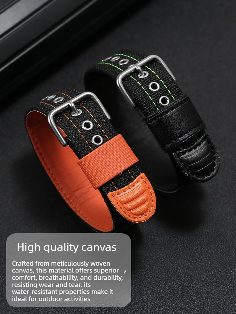 Suitable for Casio Canvas Watch with PRG-510/110/130 PRW-5100G Integrated Nylon Accessories