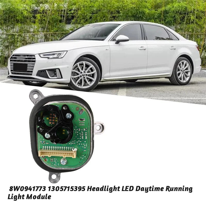 

1 Pair Headlight Parts LED Module Corner DRL Control Unit 8W0941773 8W0941774 For A4 S4 2017-2019 1305715395 1305715396-A97