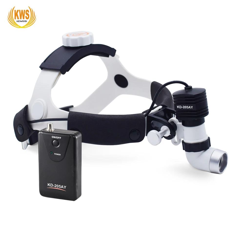 High Quality 5W LED Surgical Head Light Plastic Material Professional dental- Use High Brightness Electric Powered CE Certified