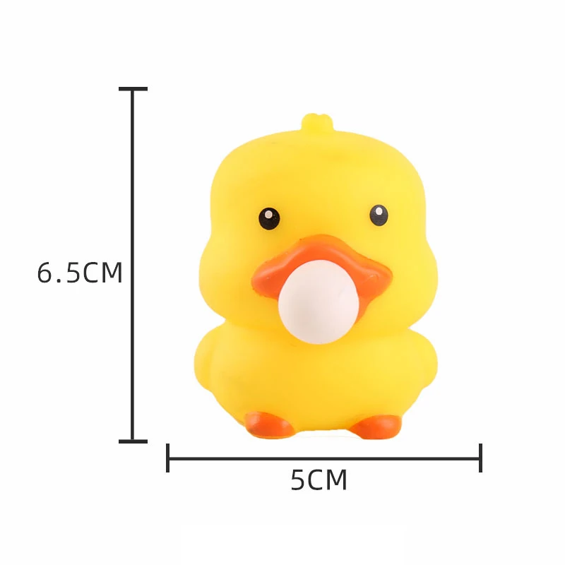 Miękka zabawka TPR Zwierzątko Śliczny Piłka Antystresowa Jeż Kaczka Ściskana Lalka Uspokajająca Zabawki Miękka Lepka Zabawka Antystresowa do Wydychania Baniek Prezent