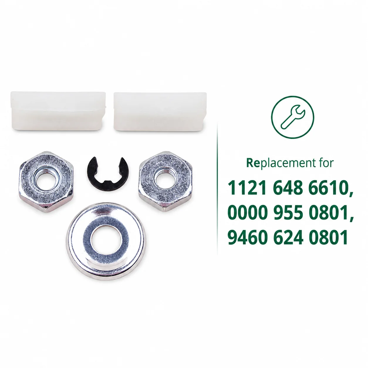 Bar Nuts Bumper Strip Sprocket Washer Clip Kit For Stihl MS260Pro MS270C MS280C MS360C MS640 021 023 OEM 00009550801 94606240801