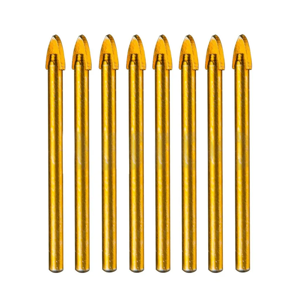 

10* Drill 10pcs 6mm Bits Ceramic Drilling Bit Head High Strength Tile Tungsten Carbide Pratical Hot New Portable