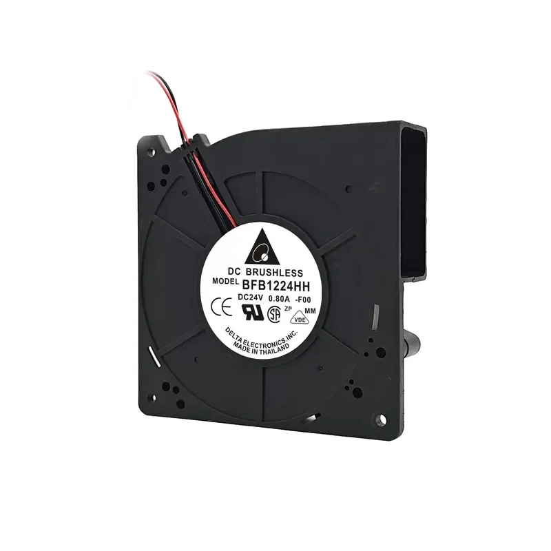 for Delta 12032 DC12V 24V Turbine Blower Large Air Volume Centrifugal Fan for BBQ Grill Car Cold Air Seat Cushion