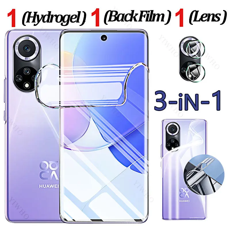 Hydrogel Film for Huawei Nova 9 Pro SE 5G Screen Protectors Case Back Soft Protective for Huawei Nova 9 9pro 9SE 9se Camera Lens