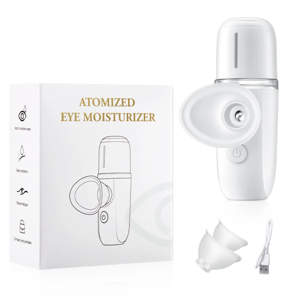 Eye Care Nano Sprayer 20mL Moisturizing Water Mist Steam Steamer Rechargeable Eye Wash Beauty Skin Face Steam Machine Sprayer