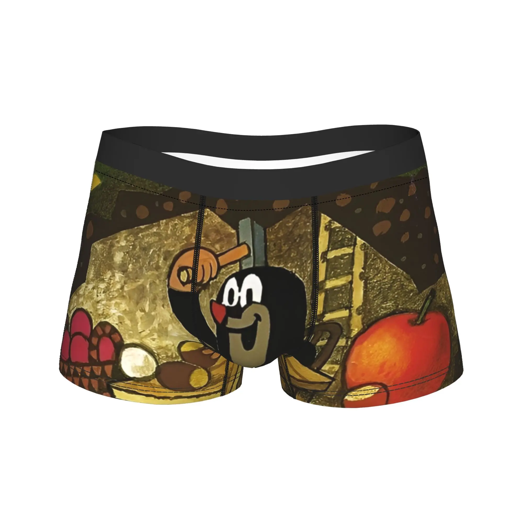 The Little Mole Cartoon Animal Boxers Humor Underwear  Boxer Briefs Gag Gift For Men