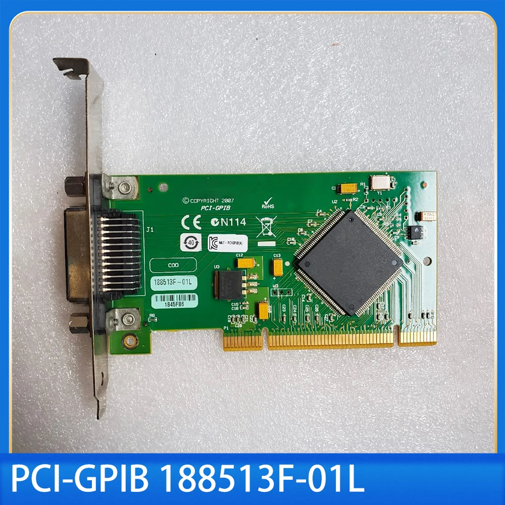 

Small Card Supports IEEE 488.2 PCI-GPIB 188513F-01L