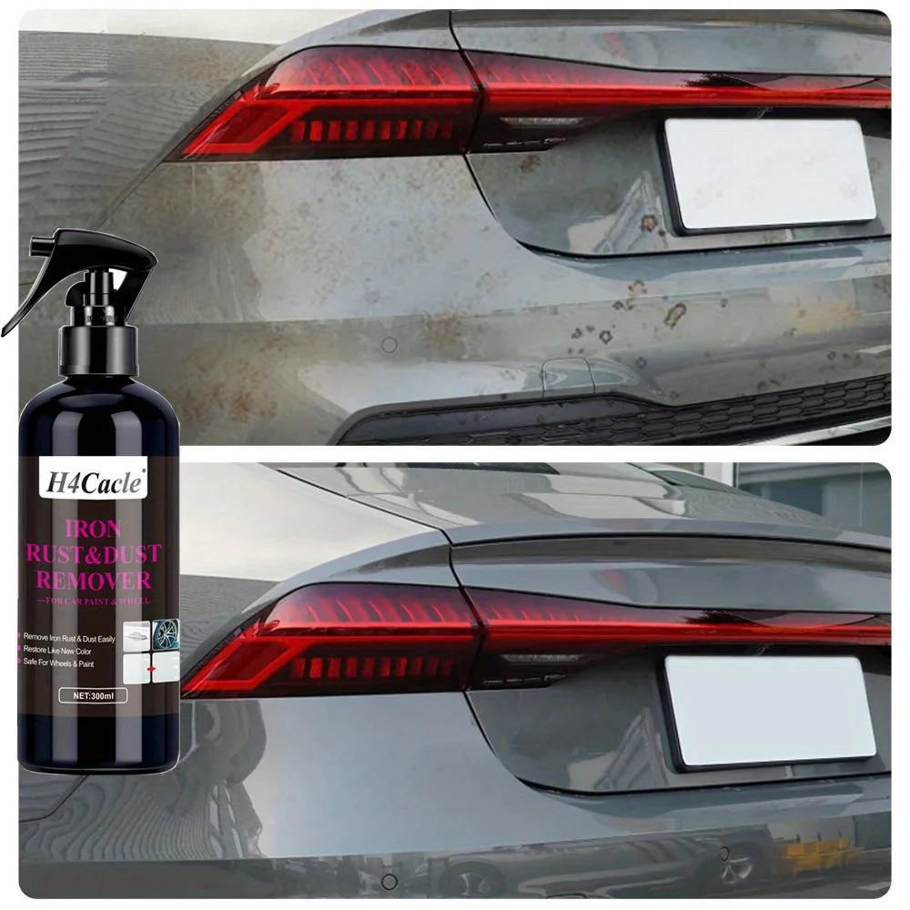 H4Cacle Car Iron Remover Protect Paint Wheels and Brake Rim Metal Dust & Iron Powder Remover