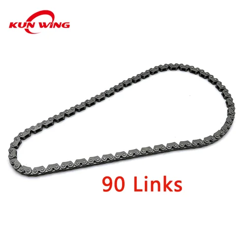 Imagen 2 del producto Kit de cadena de distribución de motor 2X3-90L, 90 eslabones, guía, tensor, regulador, cadenas de bomba de aceite para motores Scooter GY6 125 150 152QMI 157QMJ