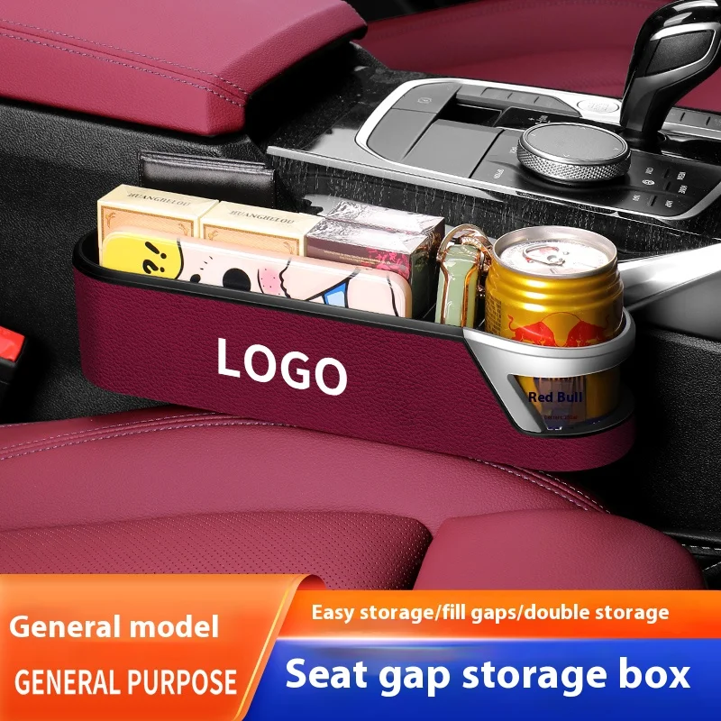 For Toyota Crown RAV4 Corolla Yaris Aygo Prius CHR Camry Prado Car Seat Gap Crevice Slot Storage Box Organizer Auto Accessories