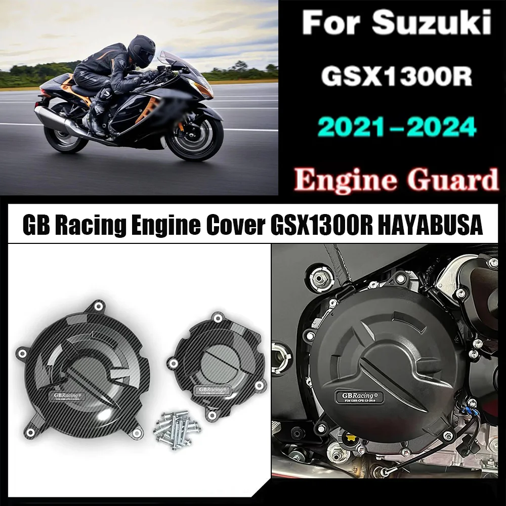

GB Racing Engine Cover GSX1300R HAYABUSA 2021 2022 -2024 For SUZUKI Motorcycle Alternator Clutch Protection Cover Accessories