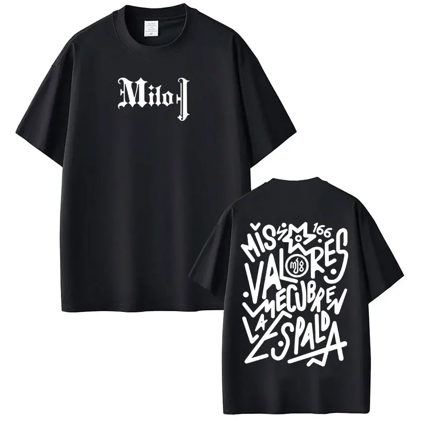 Rapper Milo J Fashion Graphic T-shirt Men Women Fashion T-shirt Summer Short-sleeved Loose Casual Harajuku T-shirts Streetwear