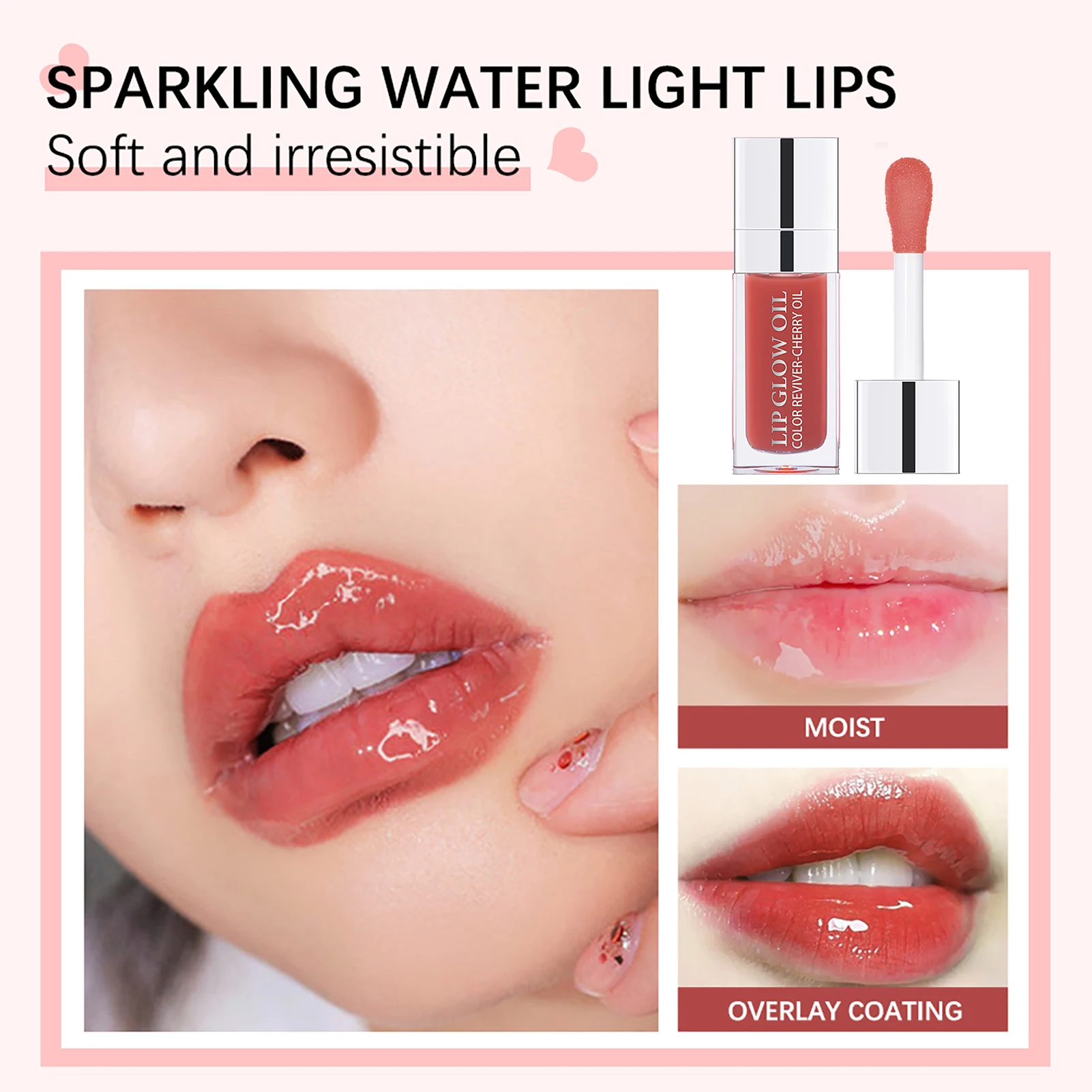 Plump Lip Glow oil Lip Care Oil Plumping Lip Gloss Non-Sticky Formula lip oil moisturizing Lipstick Hydrating Polished lips oil