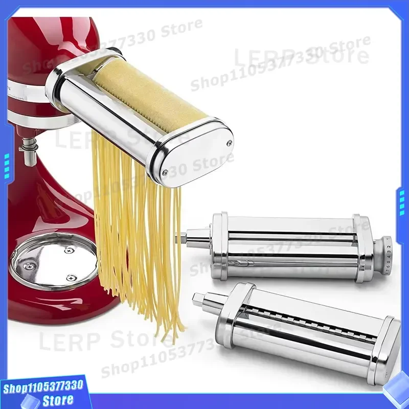 3 Piece Spaghetti Machine Accessories Set Dough Rack Mixer Cutter Tools Factory Price Pasta Maker Spare Parts Kitchen Aid