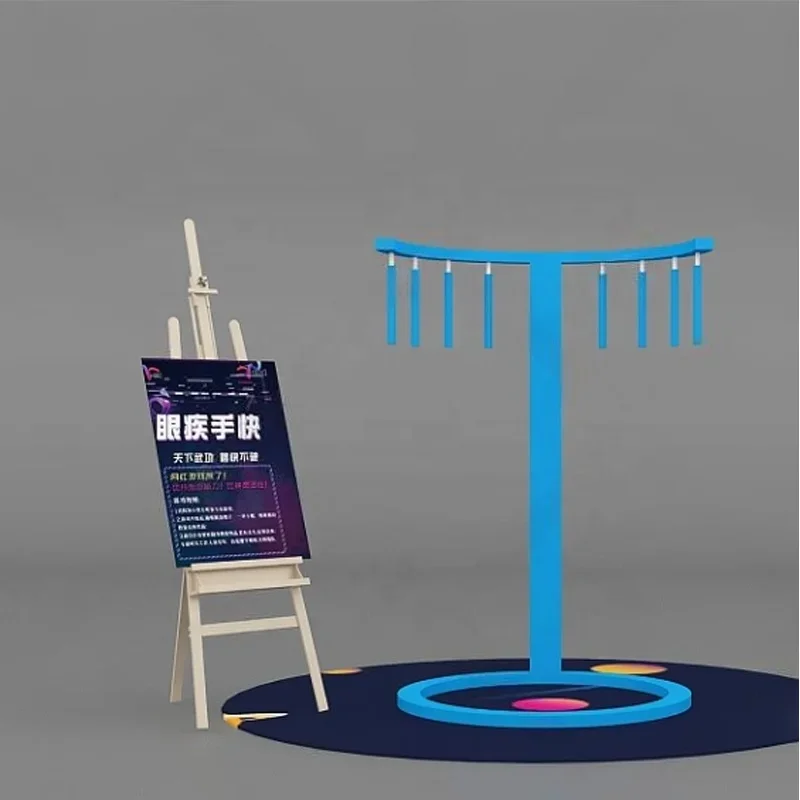 Fast Reaction Catch Stick Game Machine for Indoor Theme Park and Mall Events Coin Operated Games