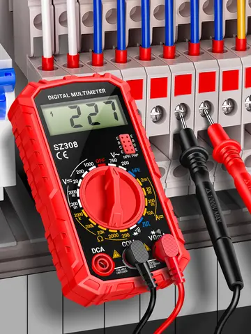 ANENG SZ308 Square Wave Digital Tester 1999 Counts HFE Triode Buzzer Multimeter AC/DC Voltage 10A Current Multimeters Meter Tool