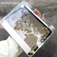 Para iPad 2025 funda transparente para 11th(A16) 10th Pro 12,9 4/5/6th Pro 11 Air 4/5 13 11 10,5 10,2 9,7 M2 M3 M4 mini 6 7 cubierta