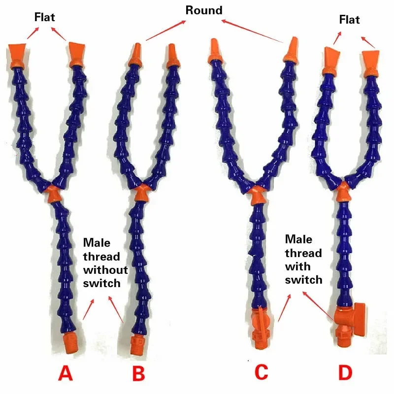 

Плоская Круглая насадка, гибкий шланг для охлаждающей жидкости масла, охлаждающая труба, токарный станок, металлический охлаждающий шланг, токарный станок, охлаждение 1/4 3/8 1/2 л 400-600 мм
