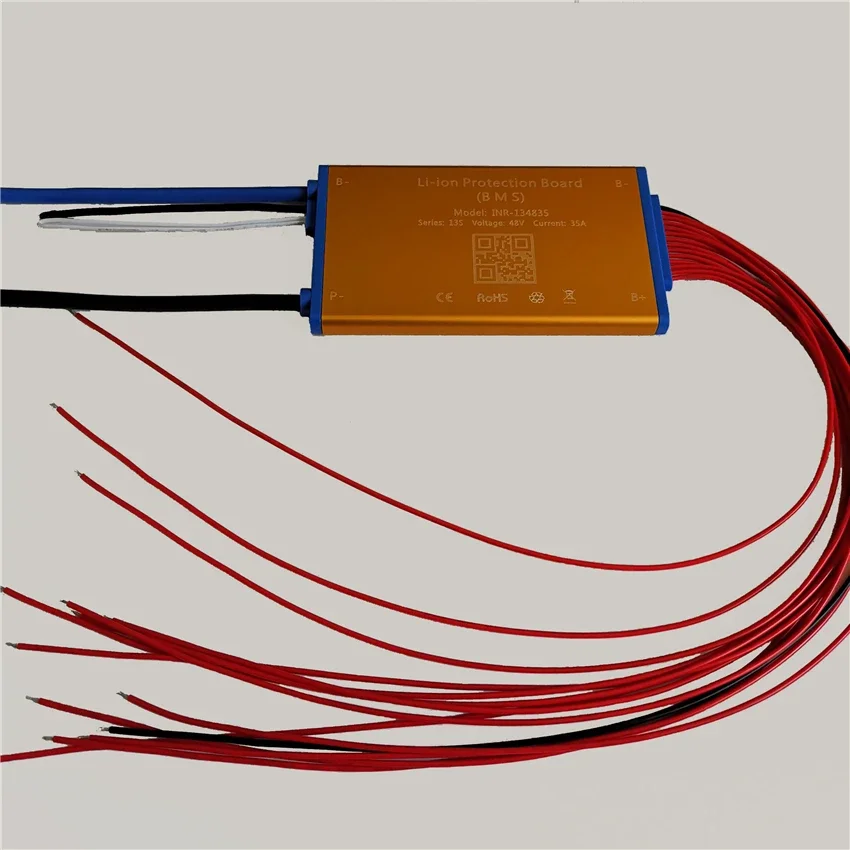 Batería de iones de litio de 3,7 V, 7S, 24V, 15A, 25A, 35A, BMS, PCM, PCB con protección de temperatura de equilibrio e interruptor de encendido/apagado