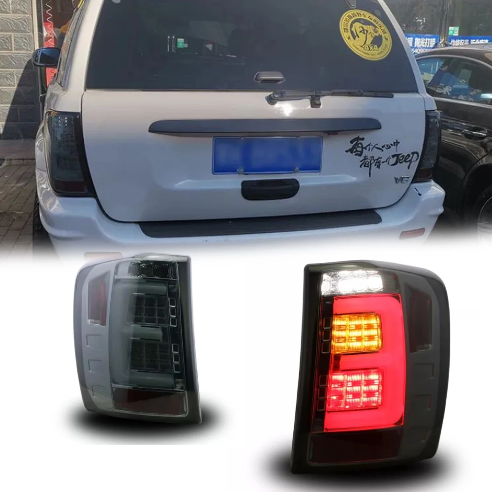 

LED Tail Lights for Jeep Grand Cherokee 99-04 new style led DRL Car Taillights Assembly Signal Auto Accessories Modified Lamp