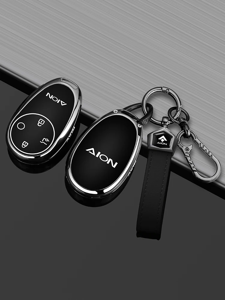 Schutzhülle für Autoschlüssel, passend für AION V UT, AION Y Plus, I60, N60, aus Zinklegierung, vollständige Abdeckung, kratzfest, stoßfest, Autozubehör. – Detail 2