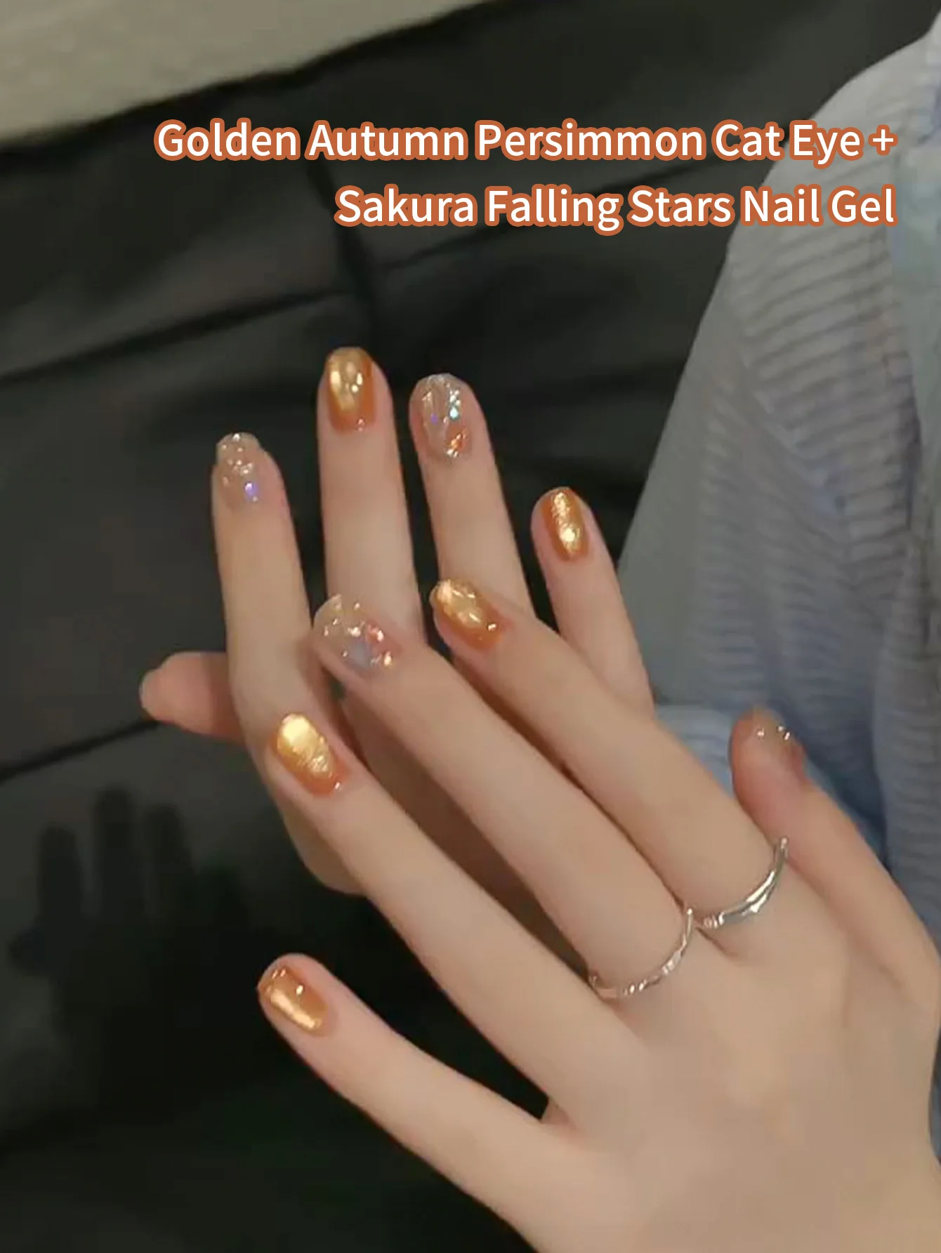 2 pz 10 ml Arcobaleno Diamanti Gel Oro Cat Eye Gel Magnetico Smalto per unghie Semi Permanente Glitter Crystal Cat Eye Gel