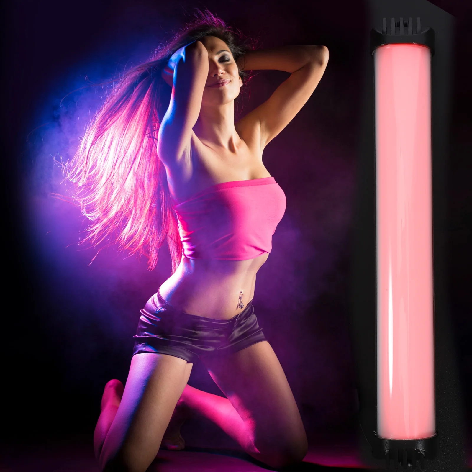 

Handheld Rgb Photography Light Stick Portable Adjustable Brightness Video Wand for Live Streaming Photo Fill Light LED Stick