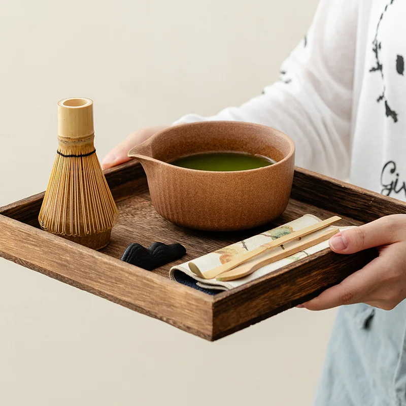 

2025 New Matcha Set Vertical Pattern Kiln Fired 8pc Japanese Bowl Song Dynasty Tea Ceremony Tools For Beginners Complete Kit