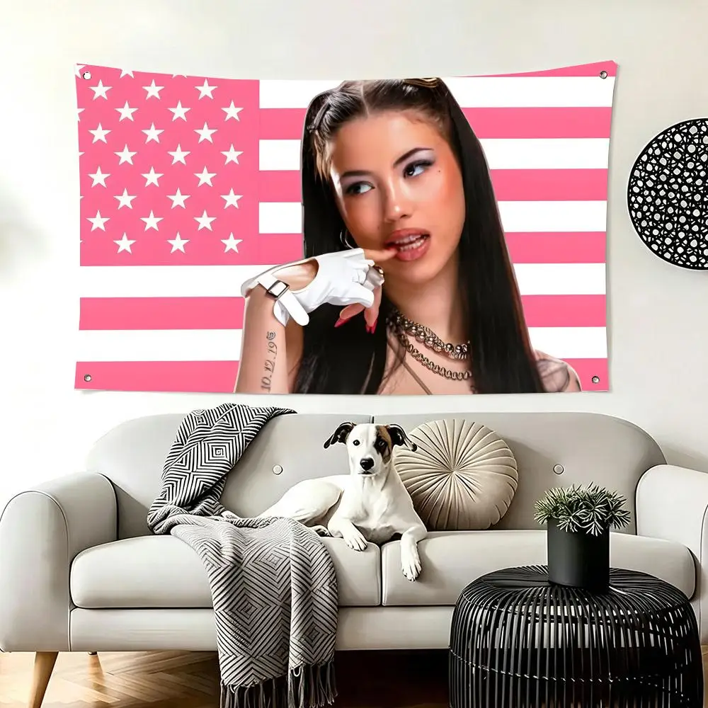 Singer Anna pepe Flags  For Living Room Home Dorm Decor Wall Outdoor Camping Party Banner Gifts