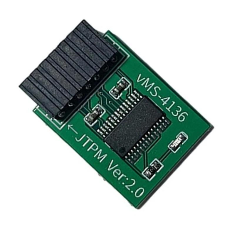 TPM 2.0 Encryption Security Module Board For LPC 14Pin Motherboards Card Computer Motherboard QXNF