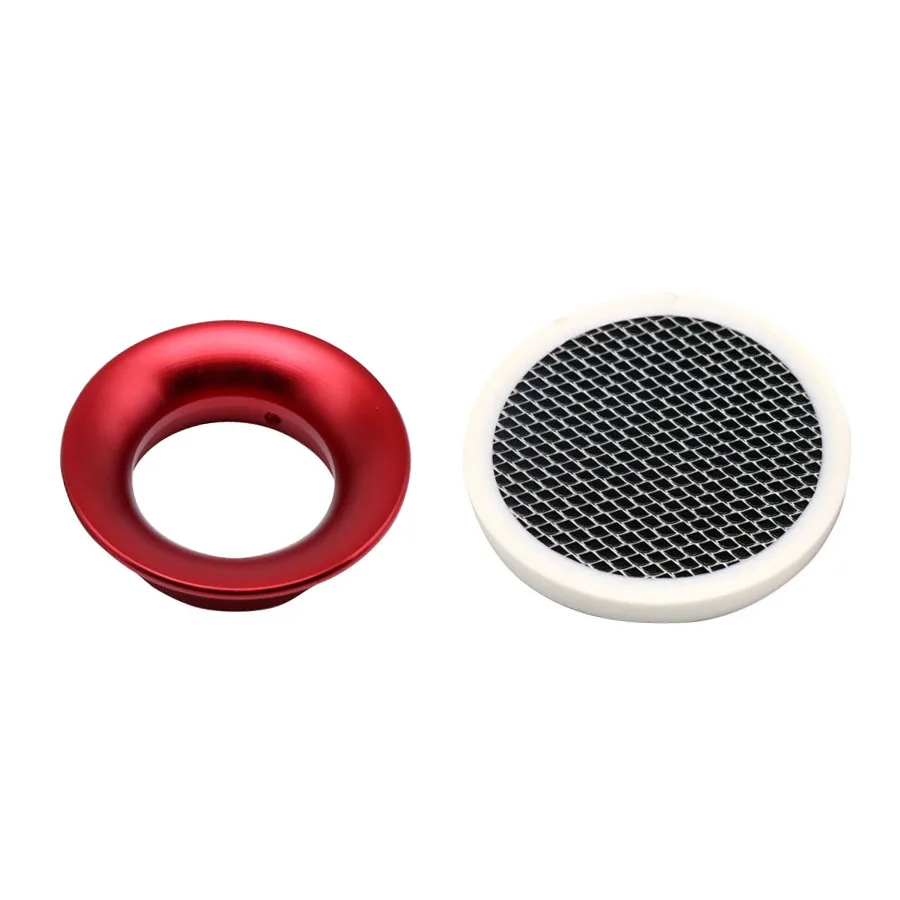 ZS Racing 50/55mm Carburetor Air Filter Cup W/NET Velocity Stacks CNC Aluminium Alloy Funnel Trumpet FIT 21-34MM Carburetors