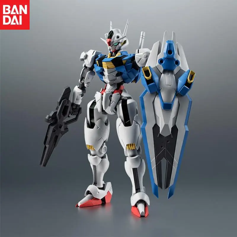 

Stock Bandai Original ROBOT Spirit Anime Mobile Suit Gundam: The Witch From Mercury GUNDAM AERIAL Assembly Model Holiday Gifts