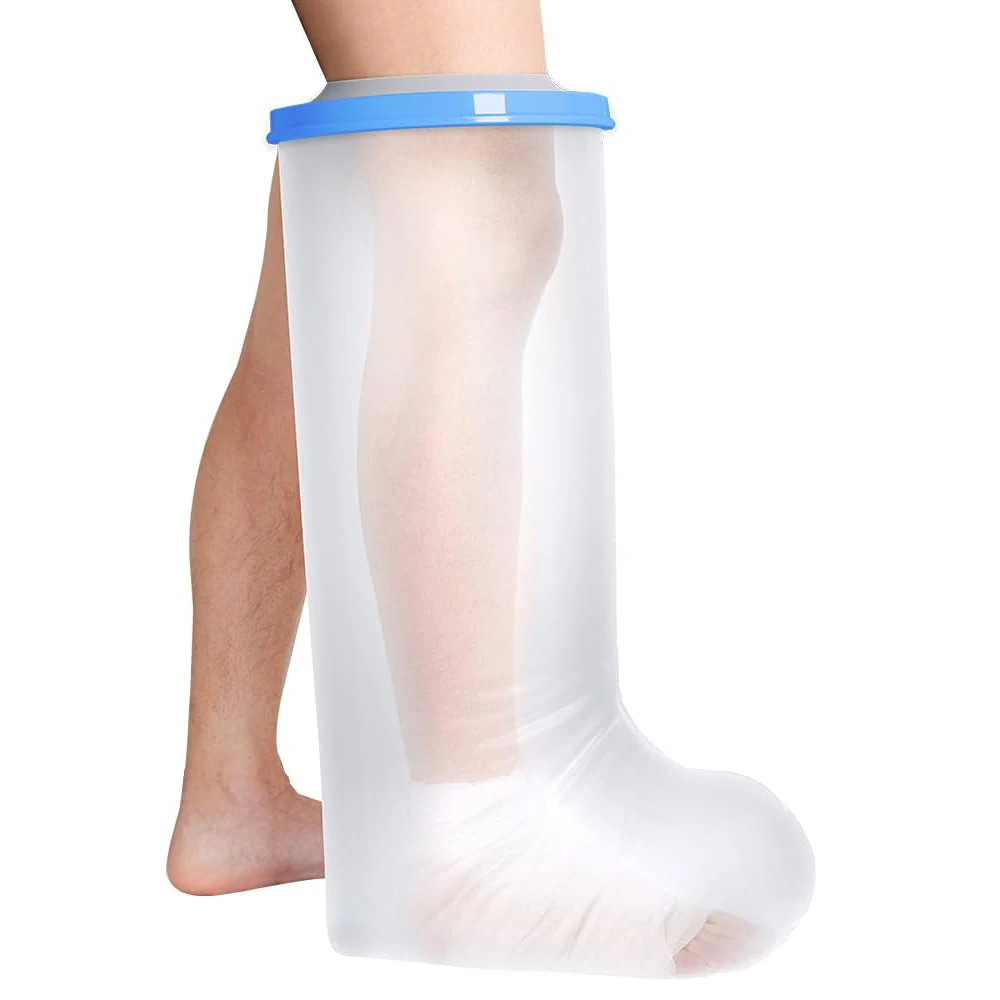 1Pc Shower Watertight Foot Protector for Adults Child Leg Cast Covers Extra Large Capacity Adult Thigh Tension Super Waterproof