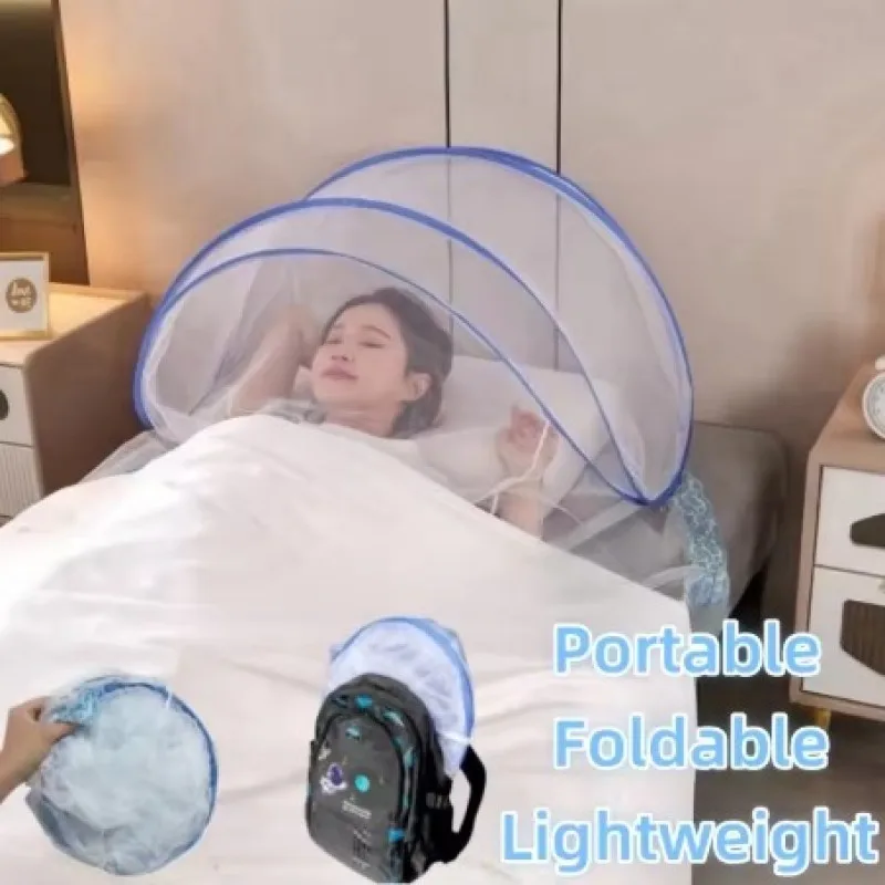 

Mosquito Net For Trips Folding Anti Mosquito Insect Net For Head Sleeping Portable Single Mosquito Net For Bed Summer 2026 New.