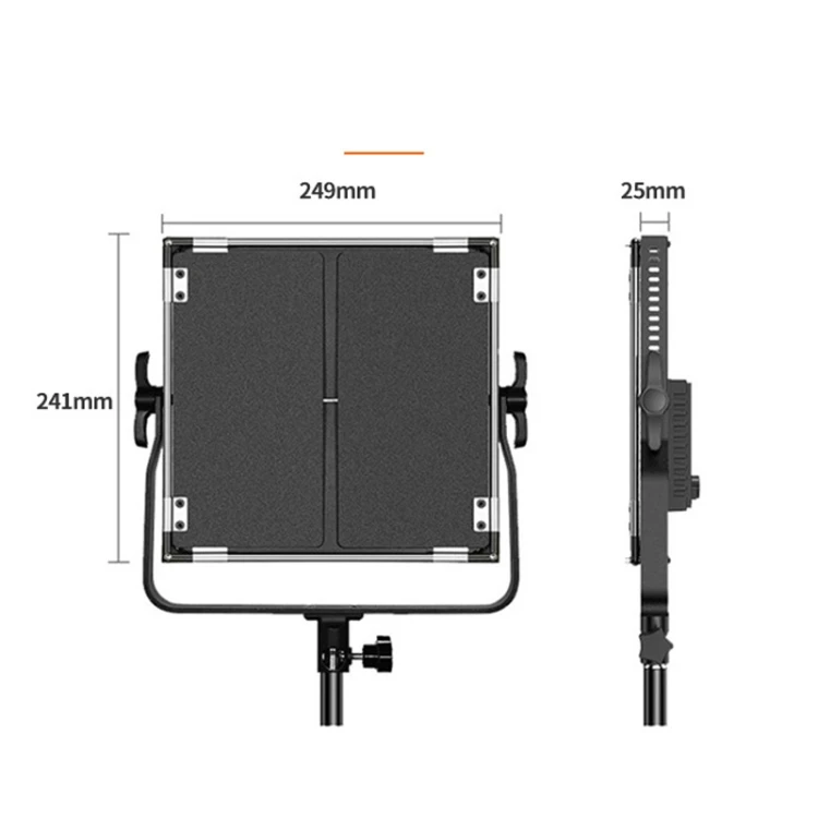 

Pixel K80 RGB 45W 2600-10000K 552 LEDs Photography Fill Light Panel Lamp With LCD Display,US Plug Standard Set