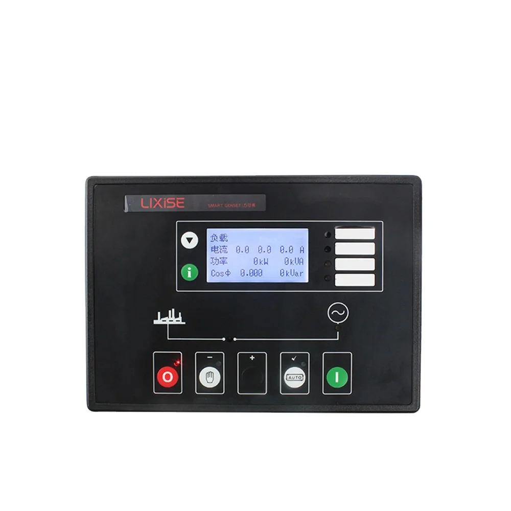 Lixise LXC6310 3 Phase 3 Wire Completely Replaced DSE5110 Diesel Engine LCD Electrical RS485 Interface Generator Controller