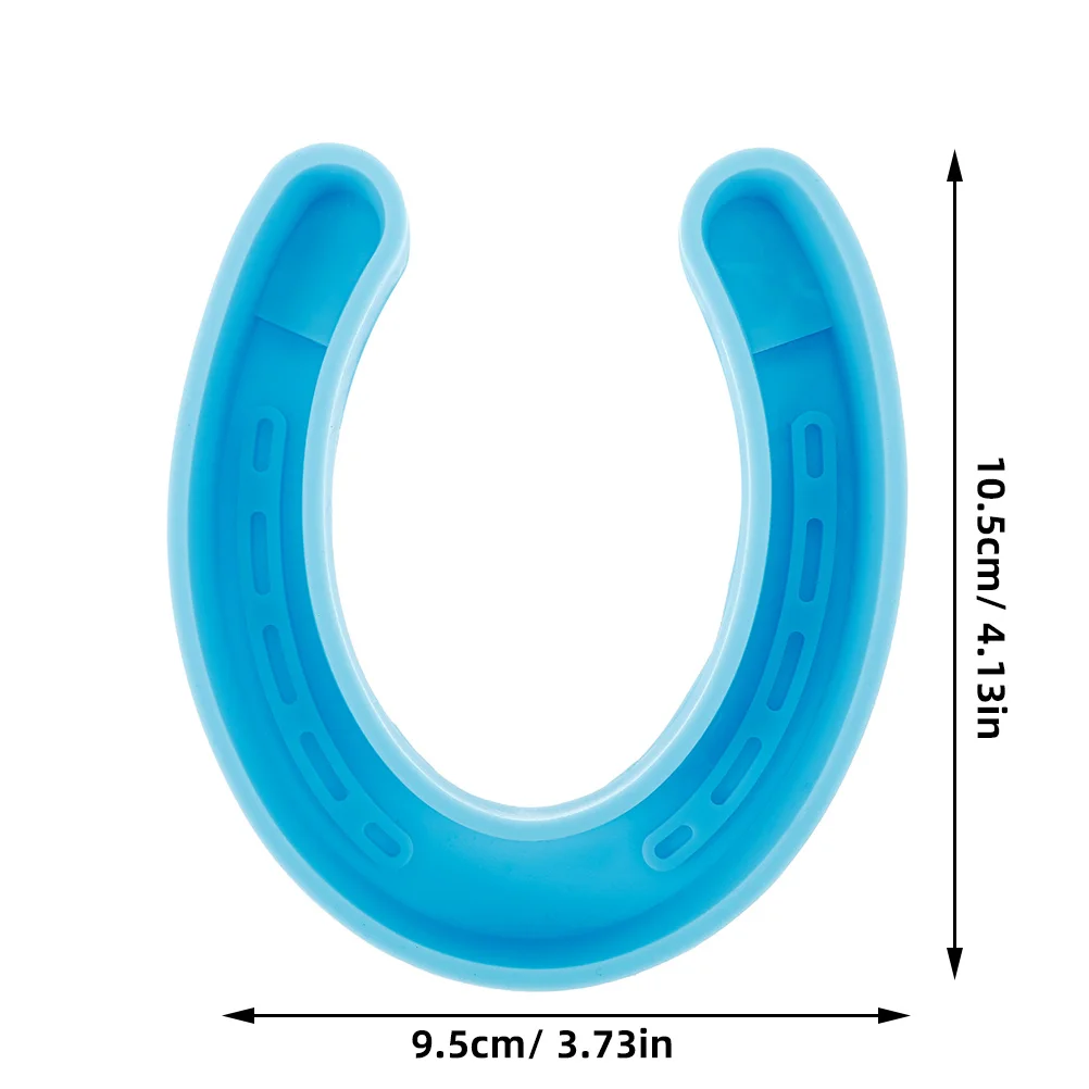 2 قطعة قوالب سيليكون حدوة الحصان قالب مرن ناعم لقلادة صابون راتنجات الايبوكسي صنع ديكور المنزل للسيارة