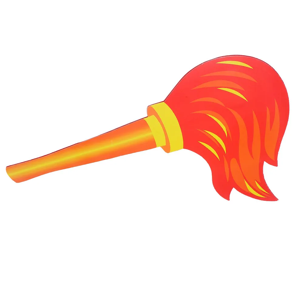 Creative Artificial Torch Props Lightweight Felt Paperboard Fake Torch for Stage Performance Party Favors Cosplay Outdoor