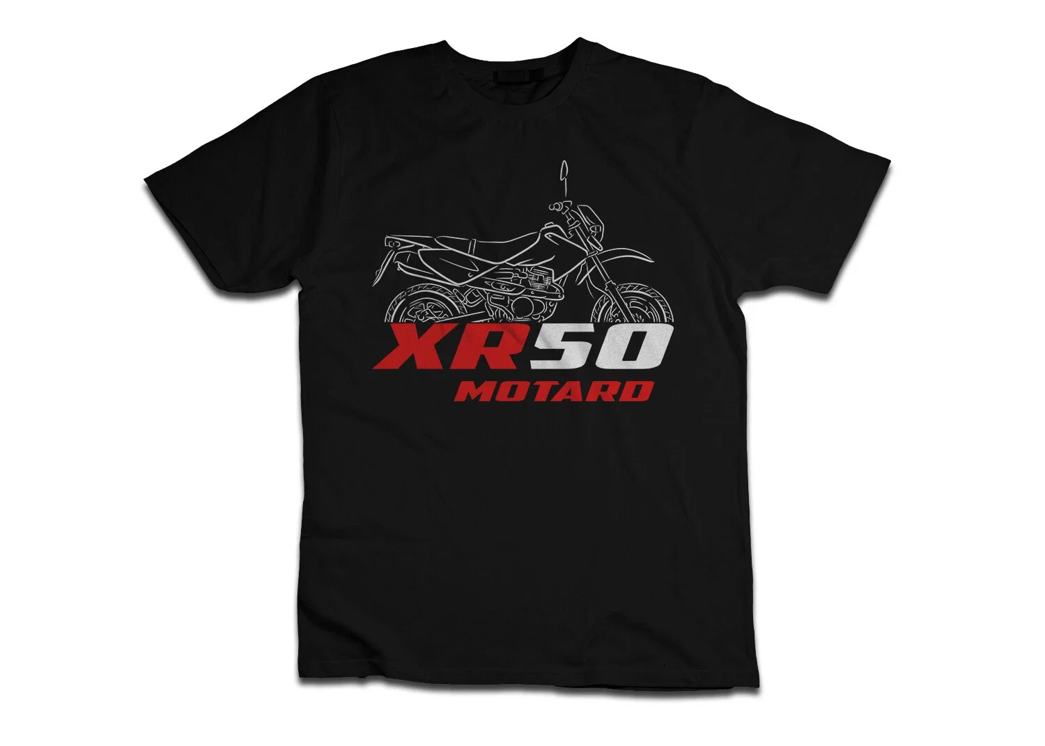 

XR50 Motard 2006 Motorcycle T shirt Graphic Casual Summer Short Sleeves 100% Cotton Cool Tee