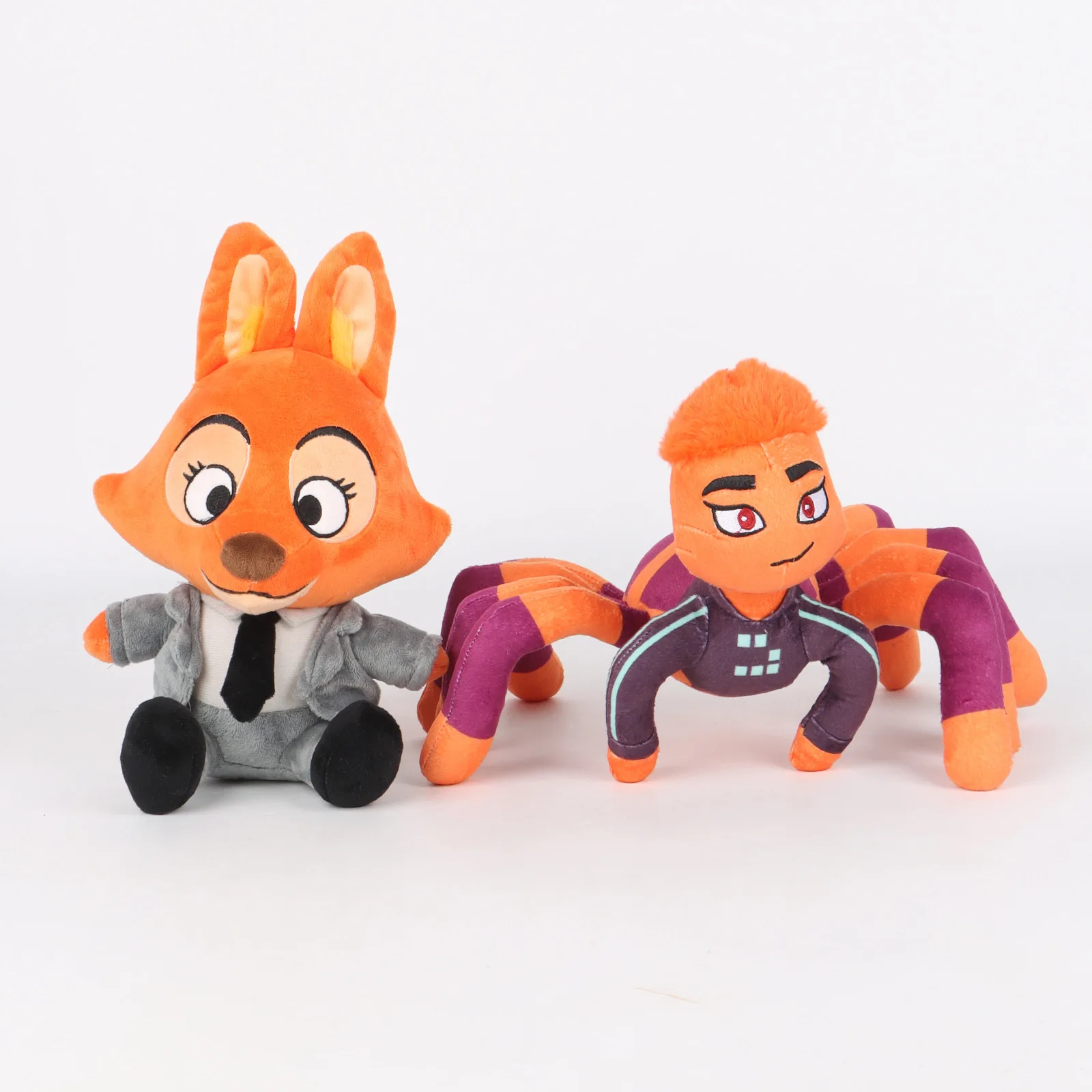 Pluszowa zabawka Anime The Bad Guys, 25 cm, Diane z Villain Alliances i Big Bad Wolf, urocza pluszowa zabawka z kreskówki, idealna na prezent dla dziecka.