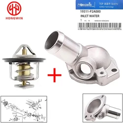 For Honda Civic 1996 1997 1998 1999 2000 1.6L L4 Aluminum Engine Coolant Thermostat Housing 19311-P2A-000, 902-5010, 19311P2A000